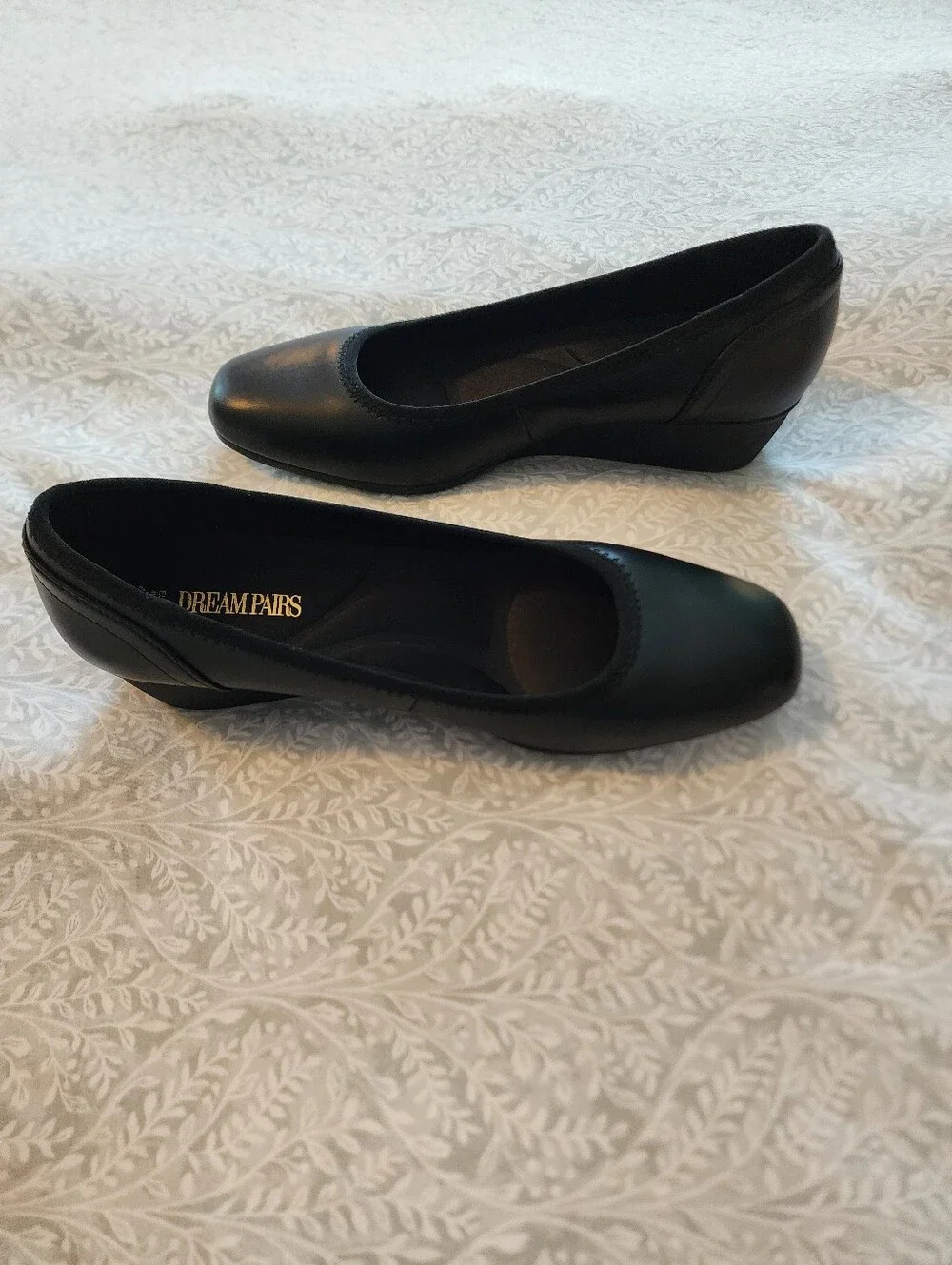 Dream Pairs Women's Wedge Closed Toe Low Heel Pumps Dress Shoes, Size 10 - Picture 14 of 15